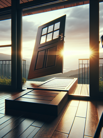 Jak podnieść drzwi balkonowe, gdy ocierają o próg?