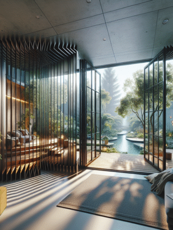 Drzwi harmonijkowe do ogrodu zimowego i tarasu – nowy sposób na otwartą przestrzeń